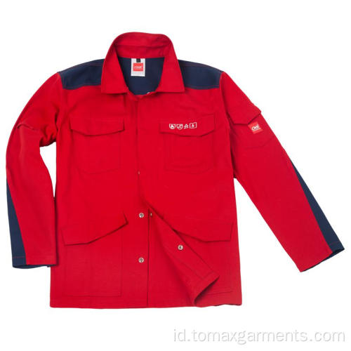 Jaket Kerja Fr Pria Flame Retardant Jacket